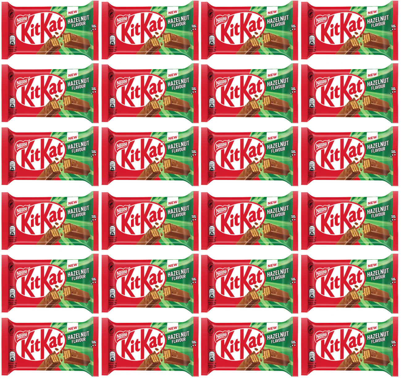 24 x Kitkat 4 Finger Hazelnut - 41.5GM