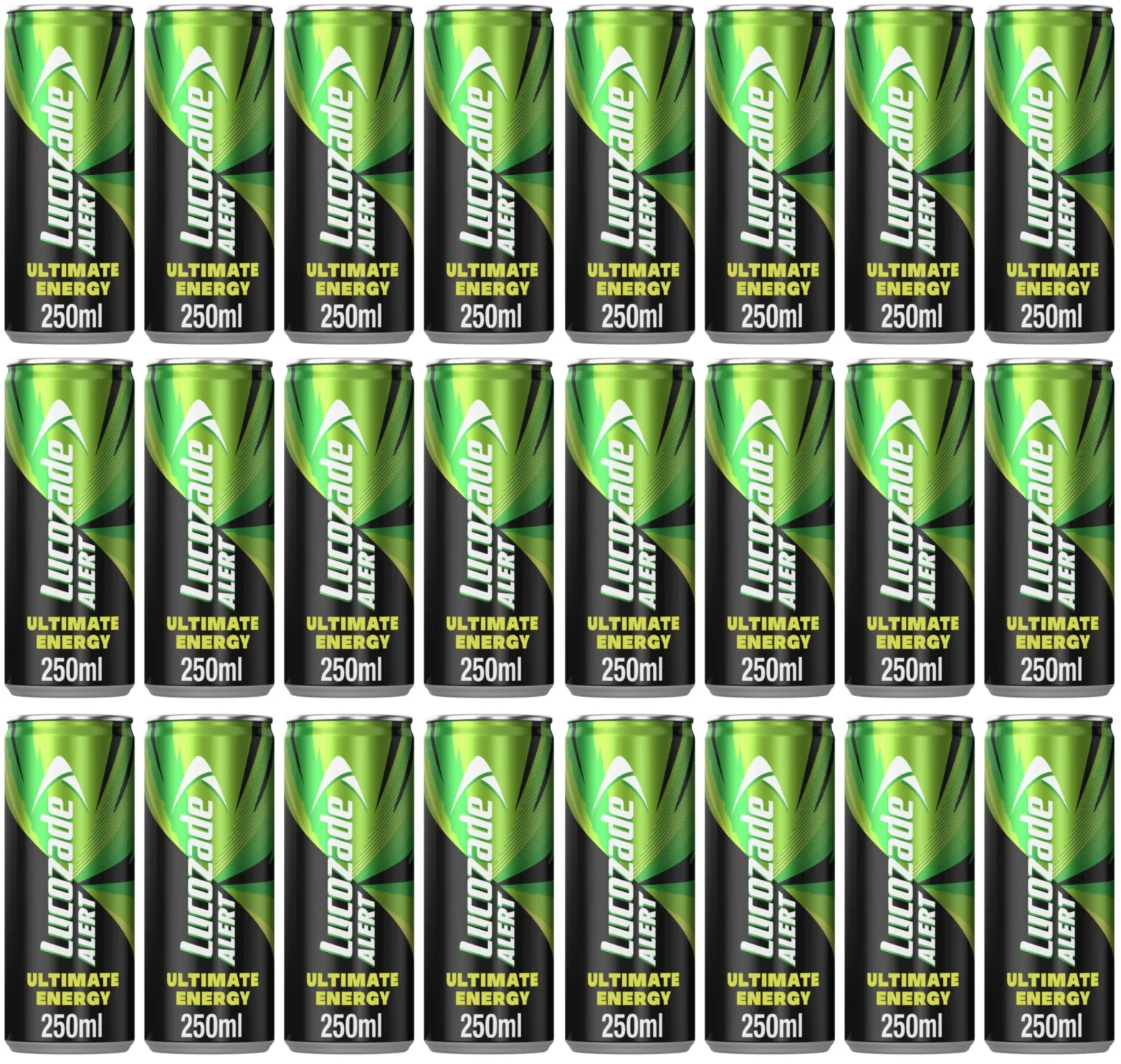 24 x Lucozade Alert Ultimate Energy Drink 250Ml