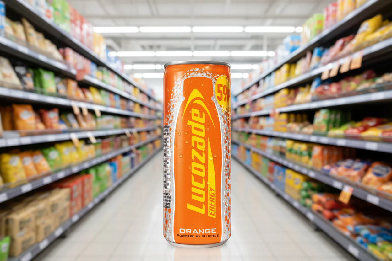 24 x Lucozade Energy Orange Can - 250ML - Image 2