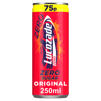 24 x Lucozade Zero Original Can - 250ML - Image 3