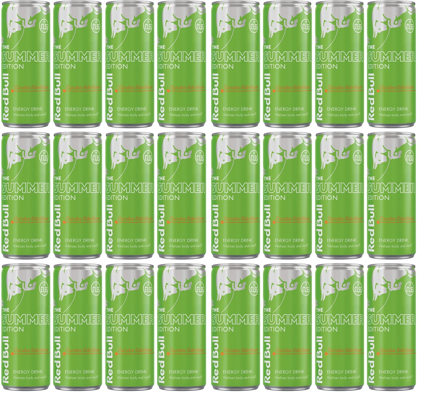 24 x Red Bull Curuba-Elderflower Energy Drink 250Ml