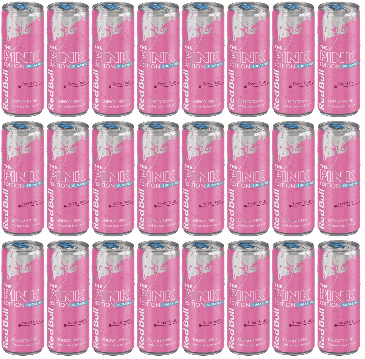 24 x Red Bull Pink Edition Forest Fruits Sugar Free 250Ml