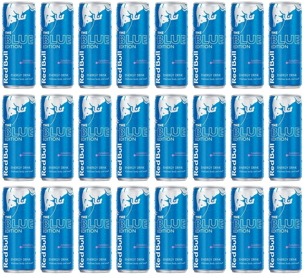24 x Red Bull The Blue Edition Juneberry Energy Drink 250Ml