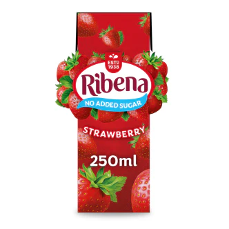 24 x Ribena Strawberry Carton 250Ml - Image 3