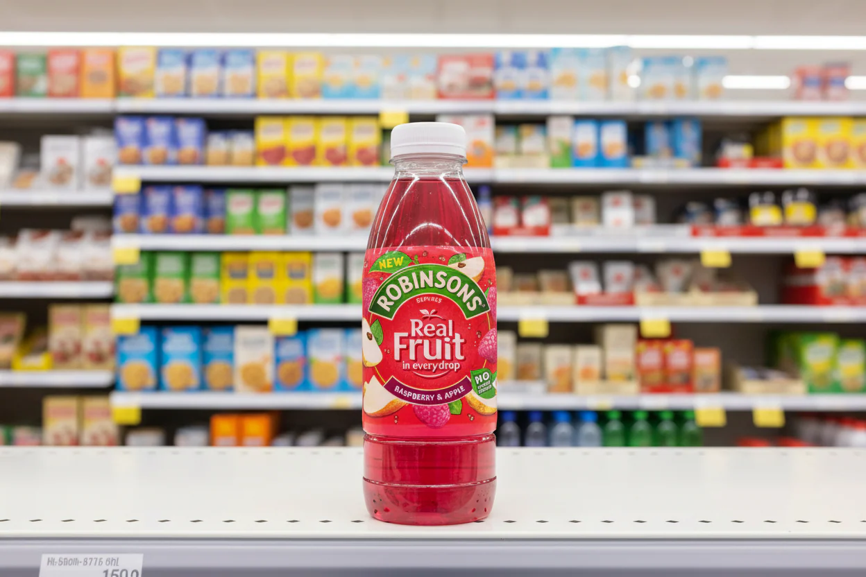 24 x Robinsons Ready To Drink Raspberry & Apple Juice Drink 500Ml - Image 2