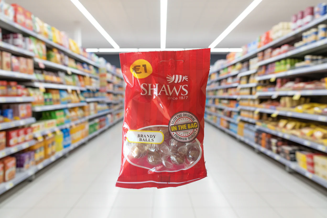 24 x Shaws Brandy Balls 100g Bags - Image 2