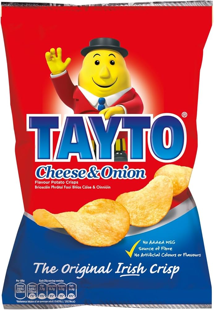 24 x Tayto Cheese and Onion 25g (Ireland) - Image 3