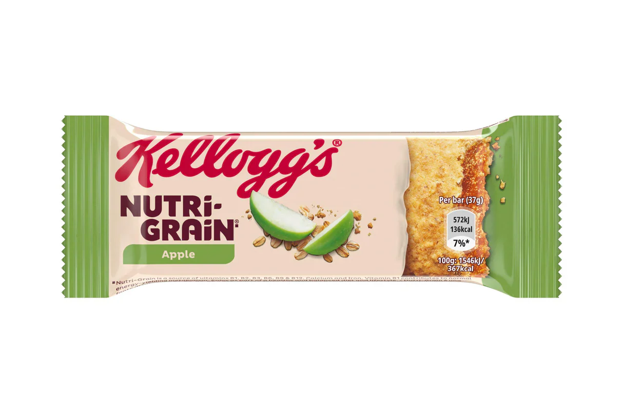 25 x Kelloggs Nutri-grain Bars Apple - 37GM - Image 2