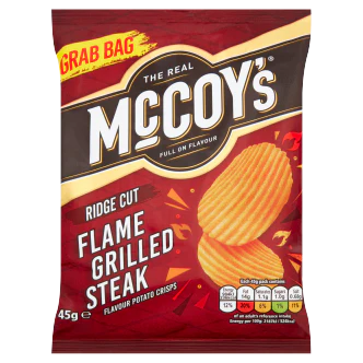 26 x Mccoys Flame Grilled Steak 45Gm - Image 3