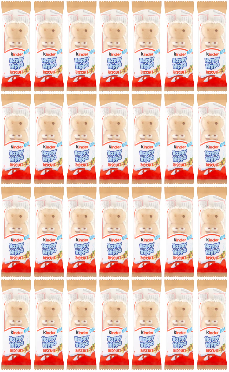28 x Kinder Happy Hippo Cocoa - 20.7Gm