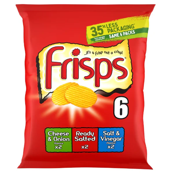 28 x Kp Frisps Assorted Crisps 6pk - 6X25.5GM - Image 3