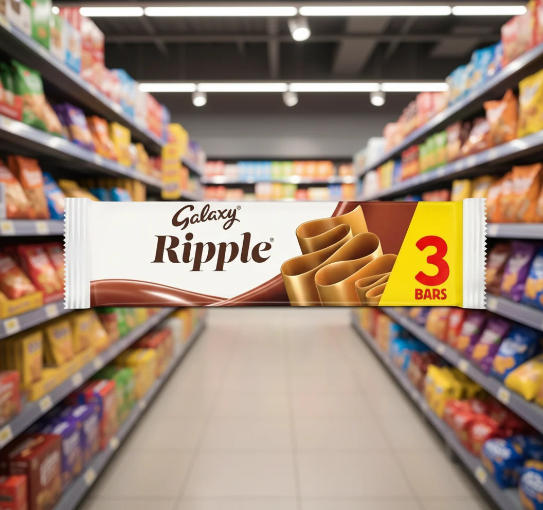 29 x Galaxy Ripple Milk Chocolate Snack Bars Multipack 3X30G - Image 3