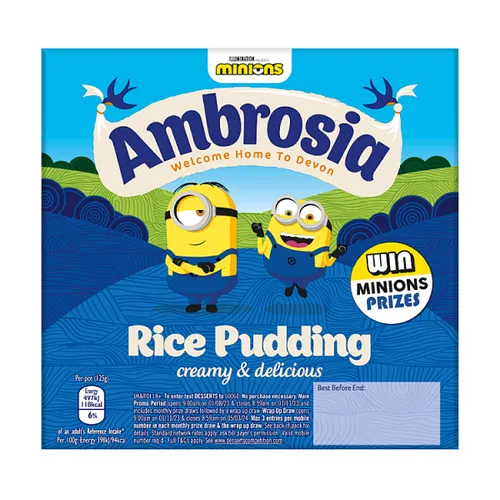 3 x Ambrosia Rice Pudding 4 X 125G (500G) - Image 3