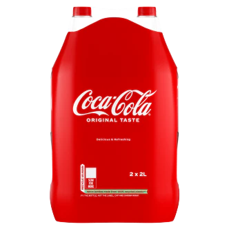 3 x Coca Cola Original Twin Pack - 2X2LTR - Image 2