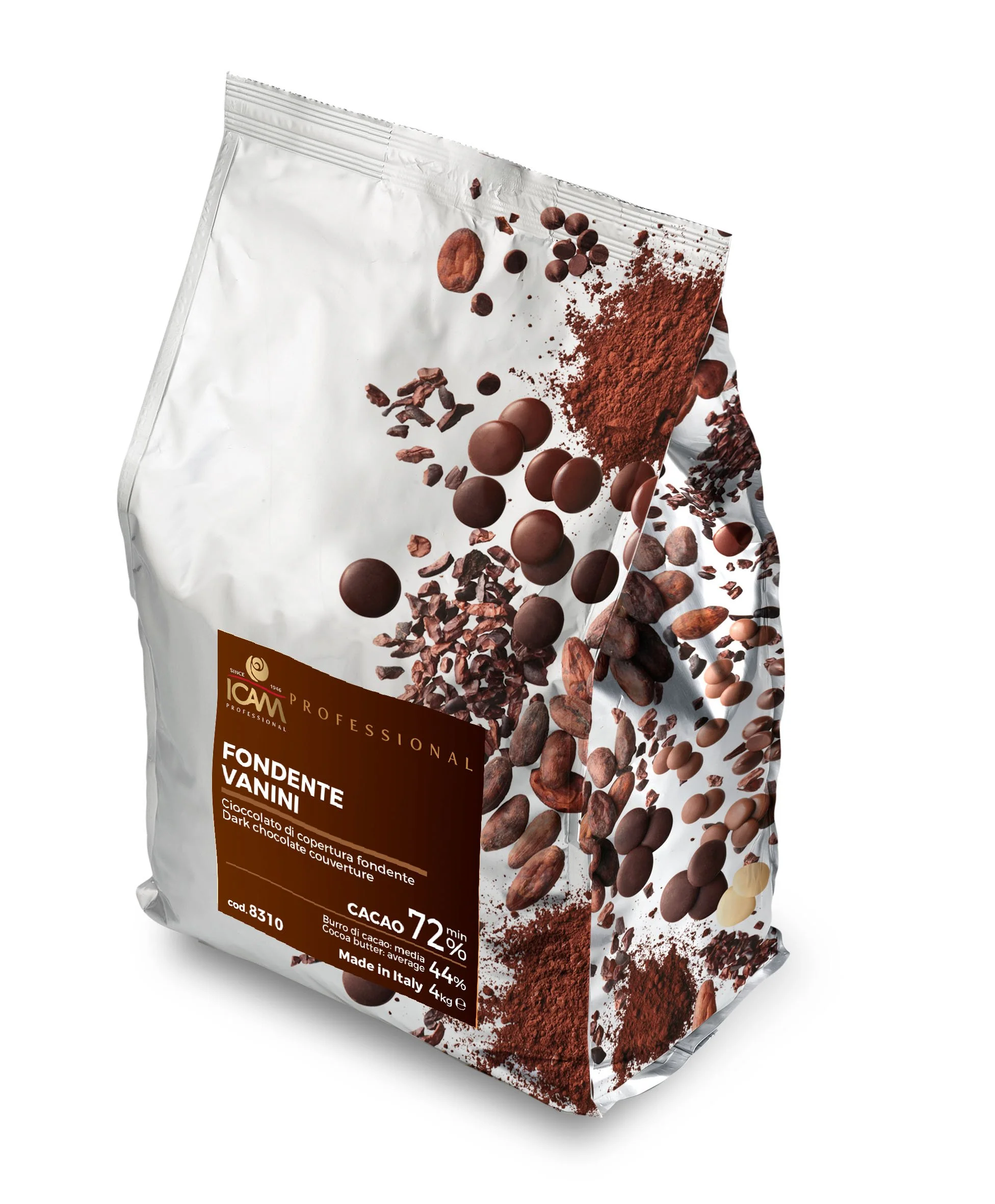 3 x Icam Professional 72% Dark Chocolate 4Kg - Image 3