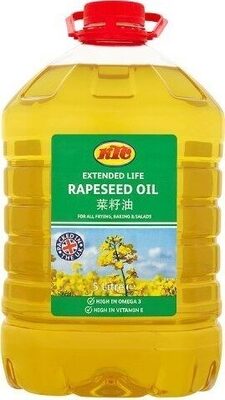 3 x Ktc Extended Life Rapeseed Oil 5 Litres - Image 2