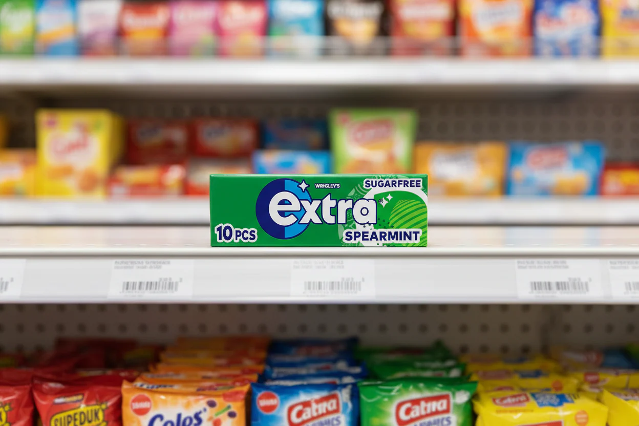 30 x Extra Spearmint Sugarfree Chewing Gum 10 Pieces - Image 2