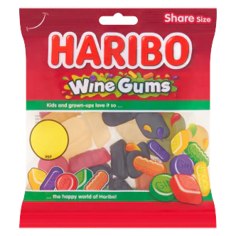 30 x Haribo Wine Gums - 140GM - Image 3