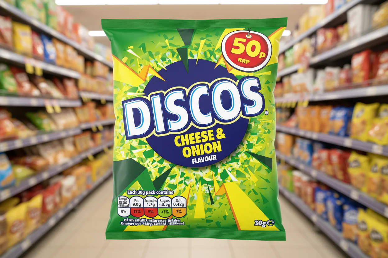 30 x Kp Discos Cheese & Onion - 30GM - Image 2