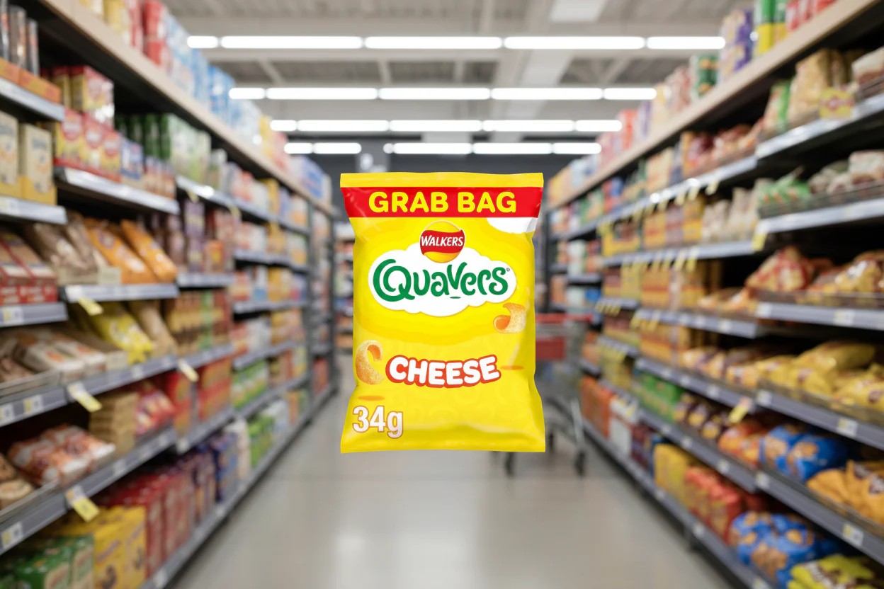 30 x Walkers Quavers Cheese Snacks Crisps 34G - Image 2