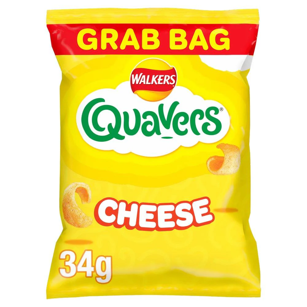 30 x Walkers Quavers Cheese Snacks Crisps 34G - Image 3
