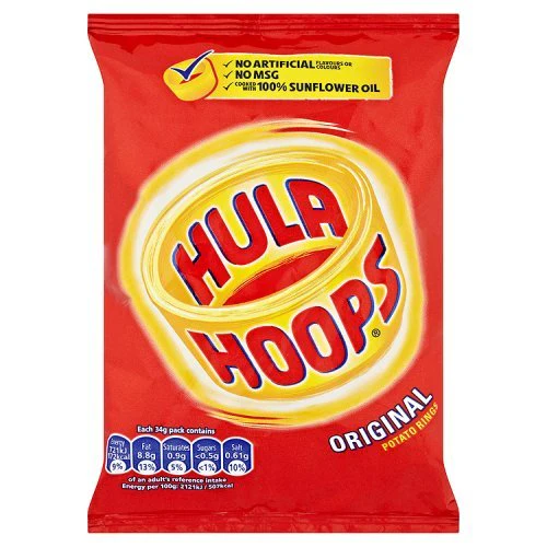 32 x Hula Hoops Original Crisps 34G - Image 3