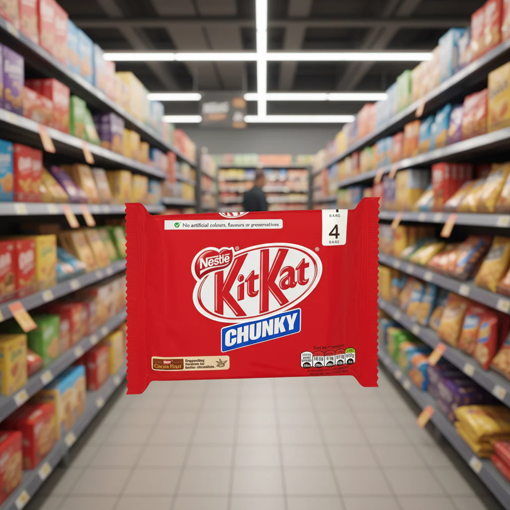 32 x Kit Kat Chunky Milk Chocolate Bar Multipack 40G 4 Pack - Image 2
