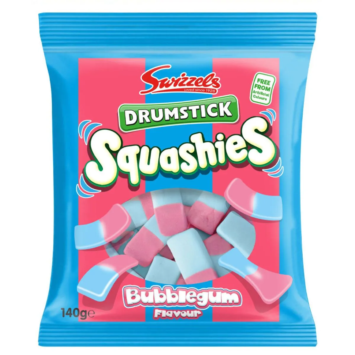 32 x Swizzels Drumstick Squashies Bubblegum Flavour 120G - Image 3