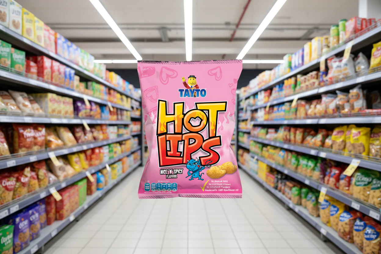 32 x Tayto Hot Lips Nice N Spicy Flavour 40G - Image 2