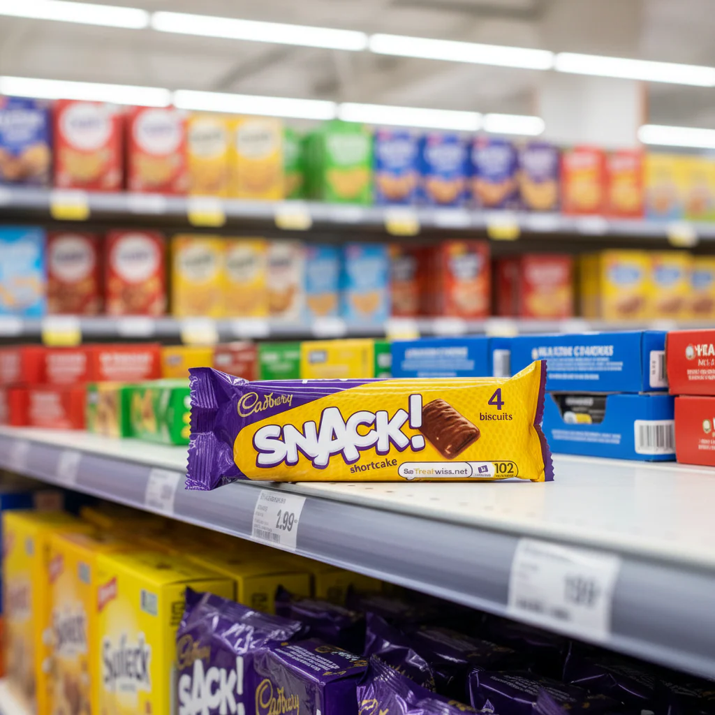 36 x Cadbury Snack Shortcake (Yellow) 40Gm - Image 2