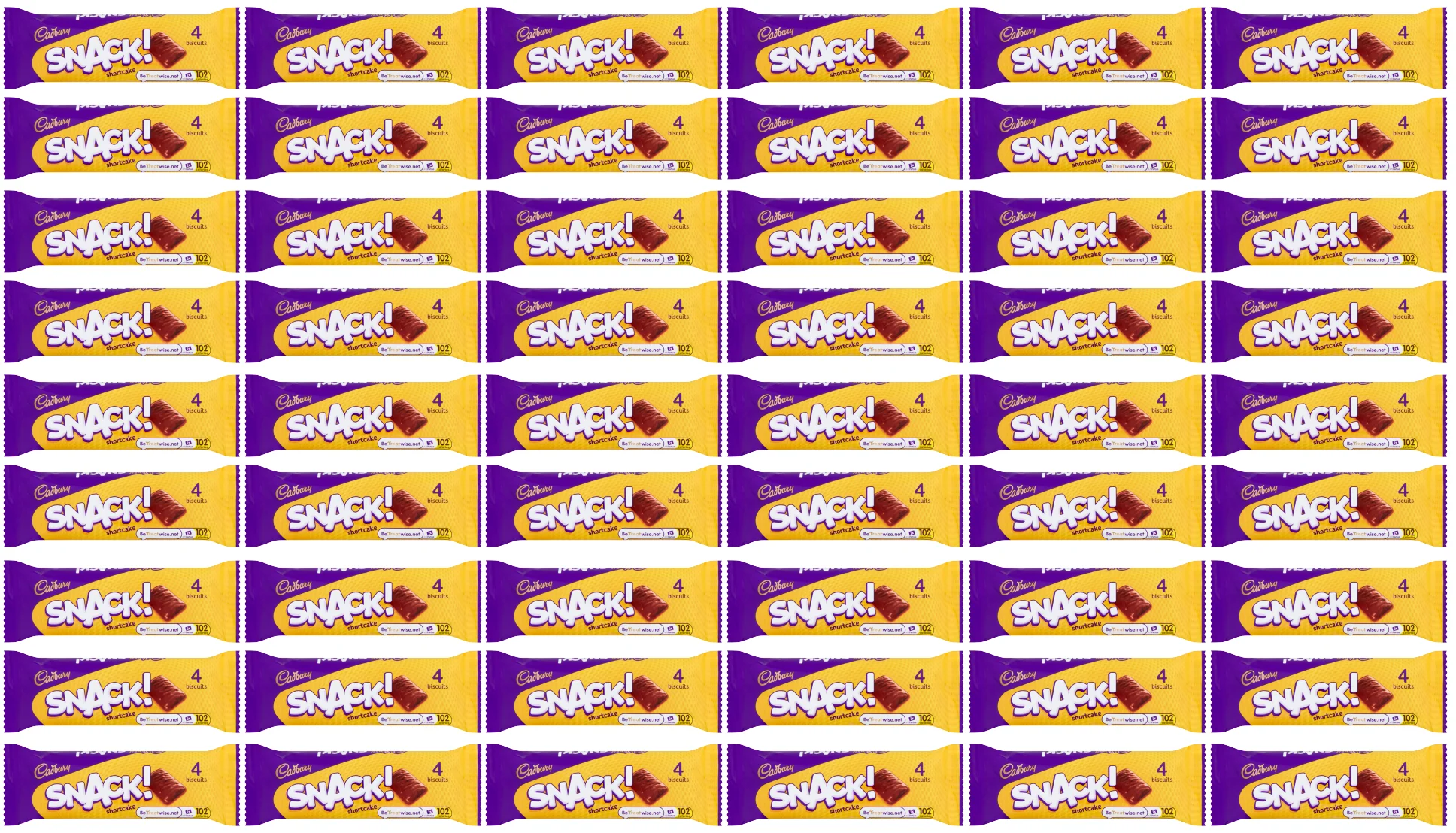 36 x Cadbury Snack Shortcake (Yellow) 40Gm - Image 3