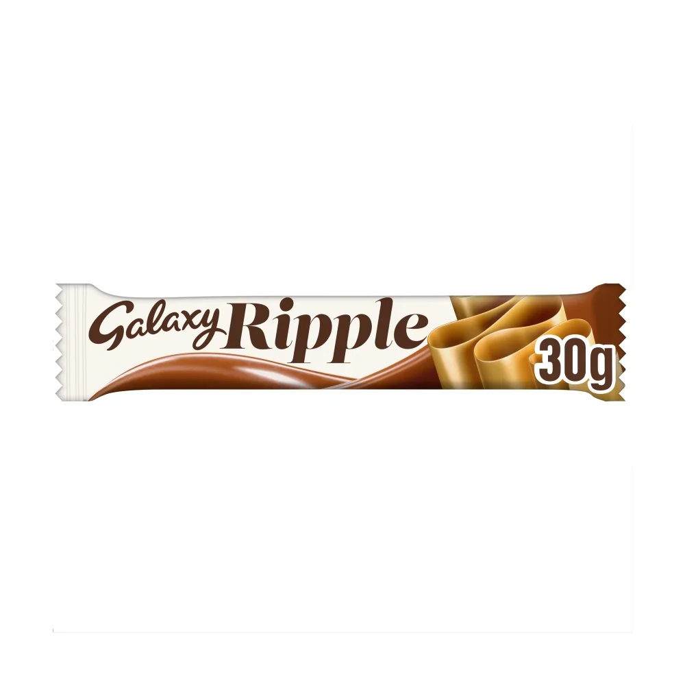 36 x Galaxy Ripple Milk Chocolate Snack Bar 30G - Image 3