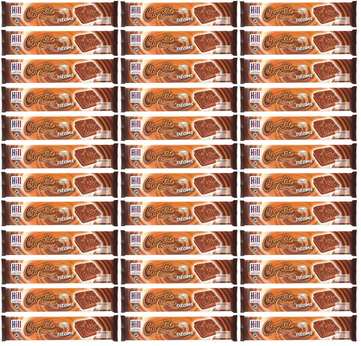 36 x Hill Chocolate Orange Creams - 150GM