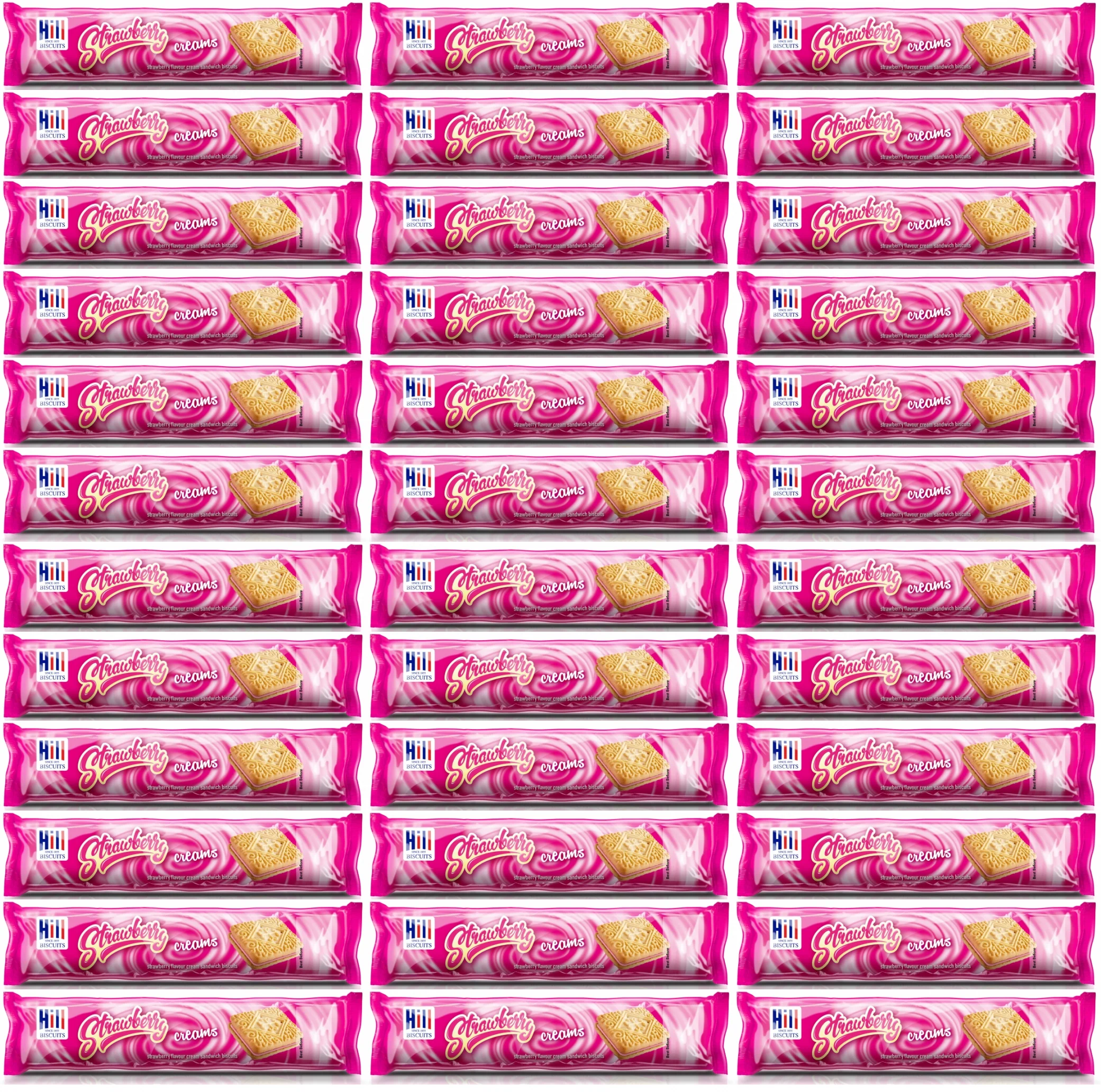 36 x Hills Strawberry Creams - 150GM