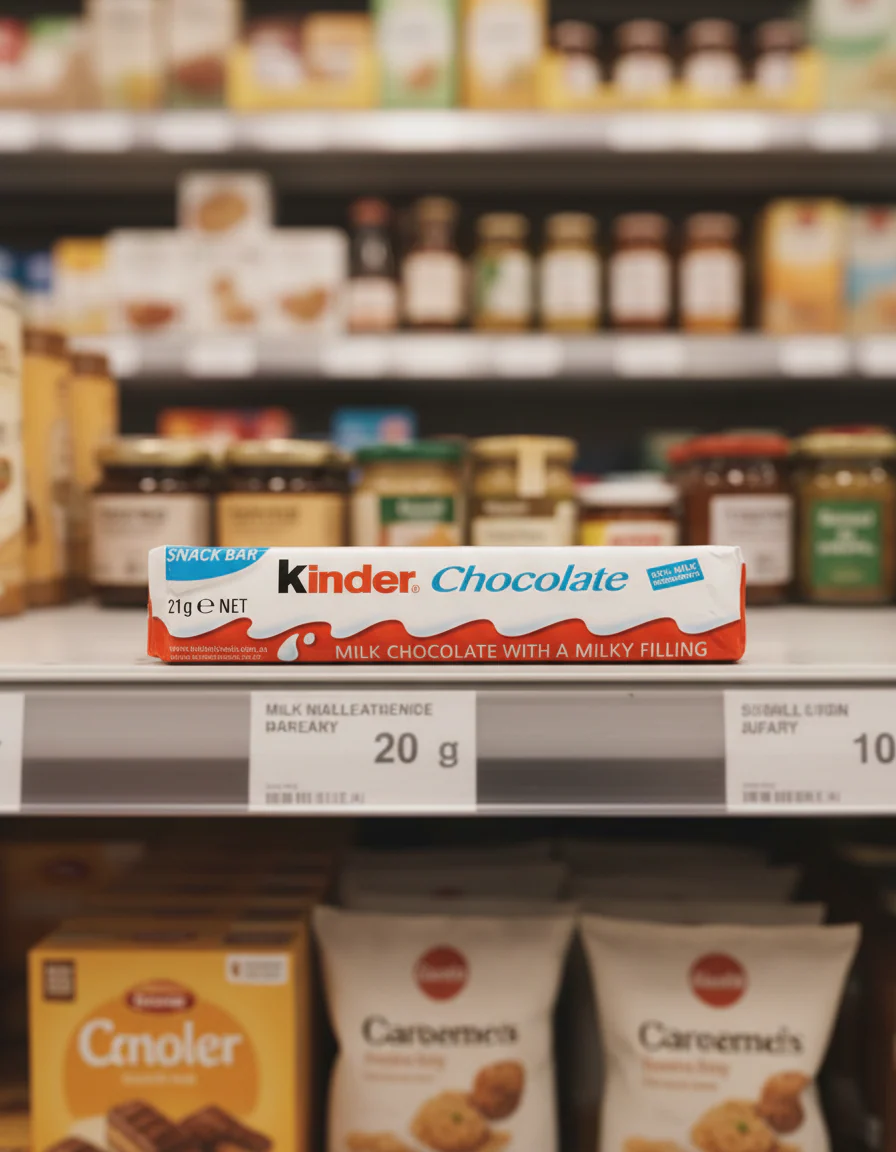 36 x Kinder Chocolate Single Medium Bar 21G - Image 2