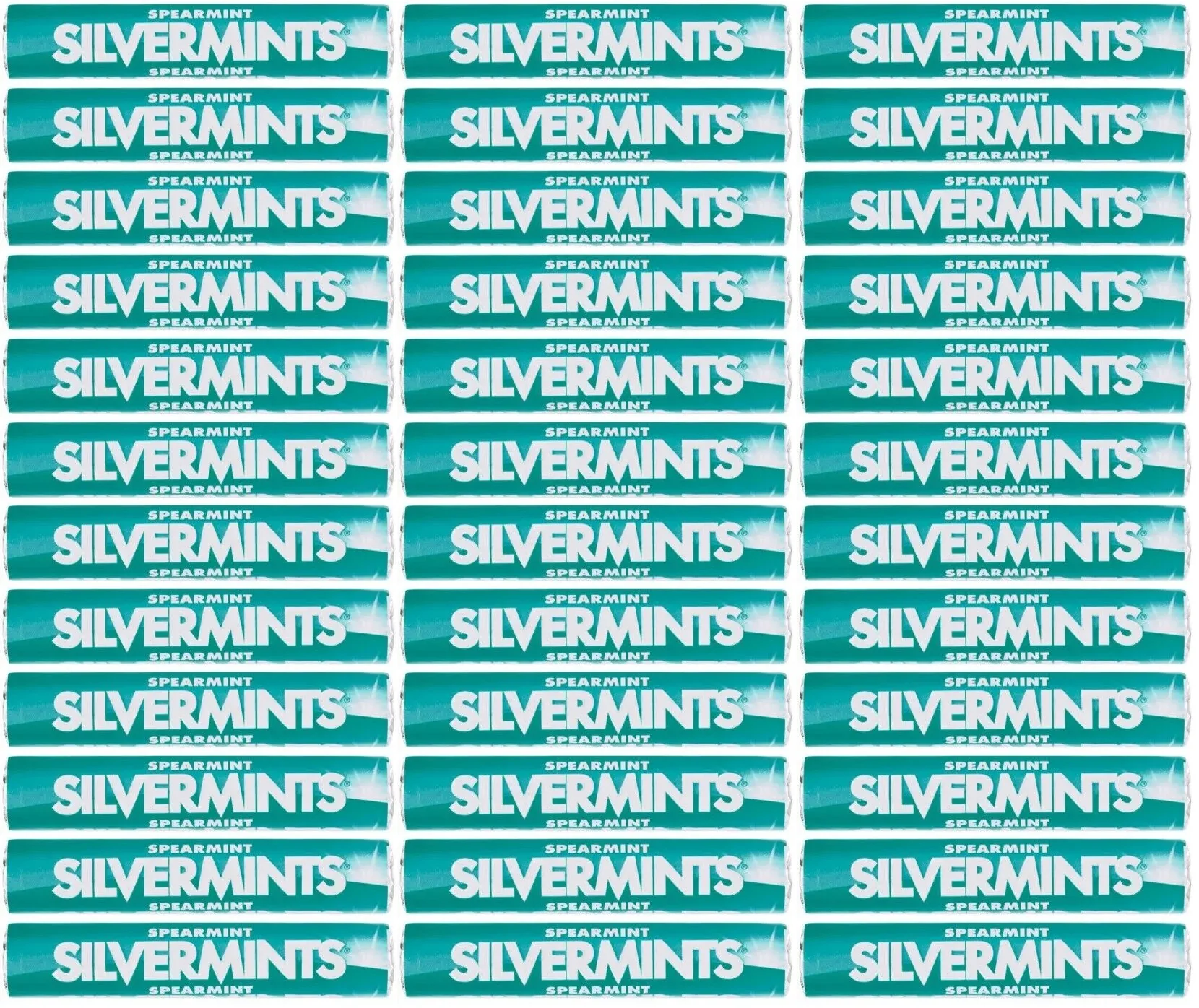 36 x Silvermints Spearmint Flavoured Sweets 30G