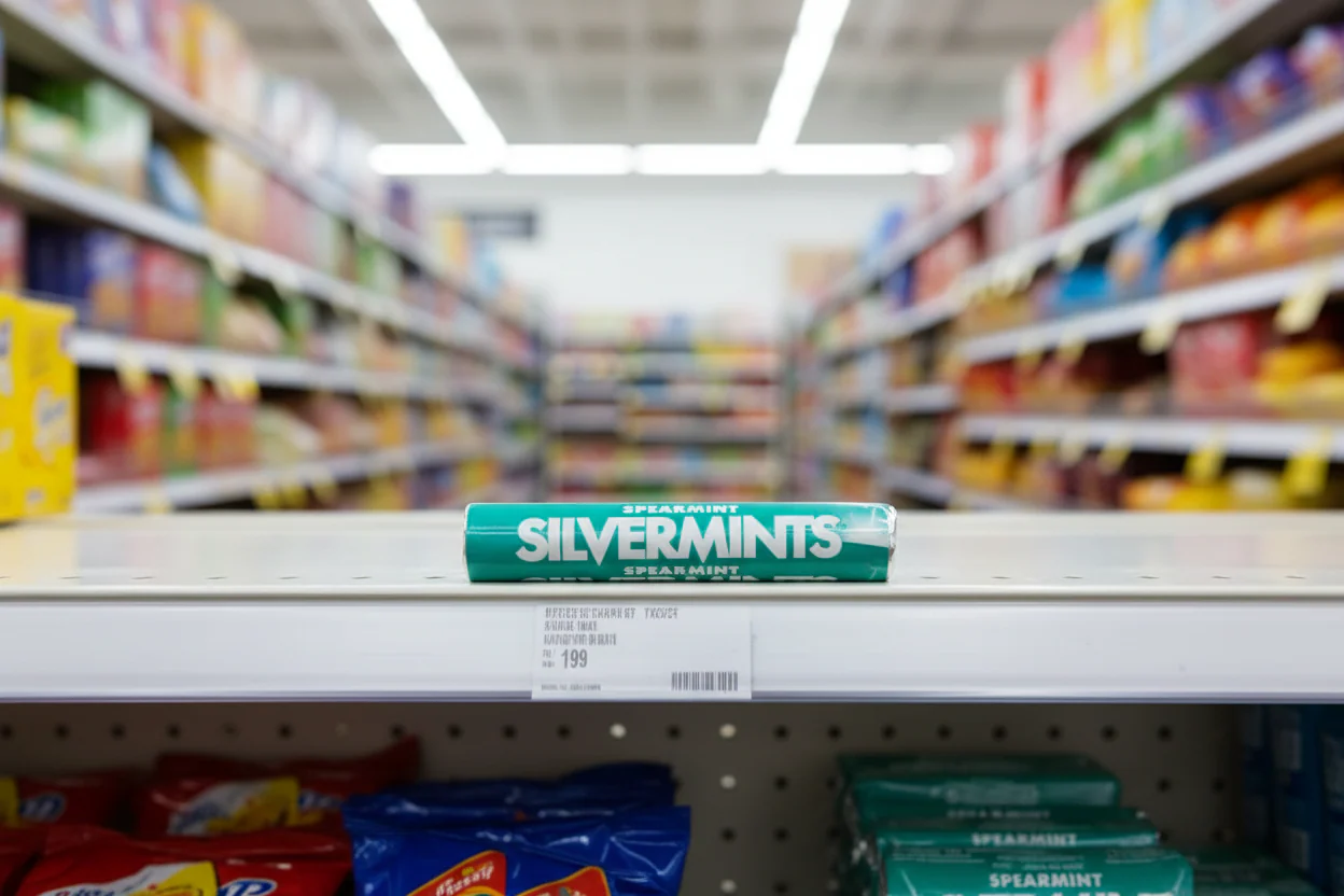 36 x Silvermints Spearmint Flavoured Sweets 30G - Image 2