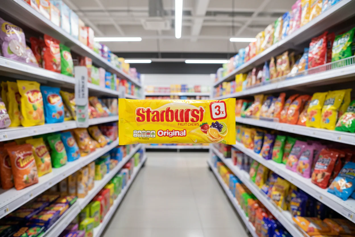 36 x Starburst Original Fruit Chews Multipack 3X45G - Image 2