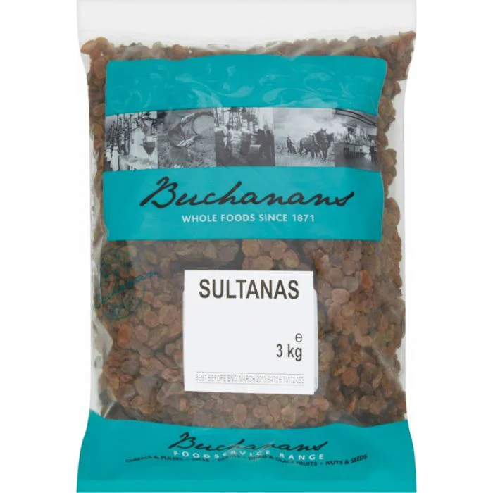 4 x Buchanans Sultanas 3Kg - Image 3