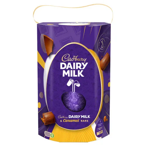 4 x Cadbury Dairymilk & Caramel Special Gesture Egg - 245GM - Image 3