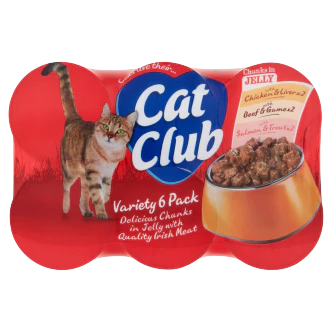 4 x Cat Club Chunks In Jelly Variety Pack 6 X 400G - Image 3