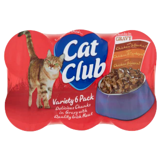 4 x Cat Club Variety Chunks In Gravy (6X400G pack) - Image 3