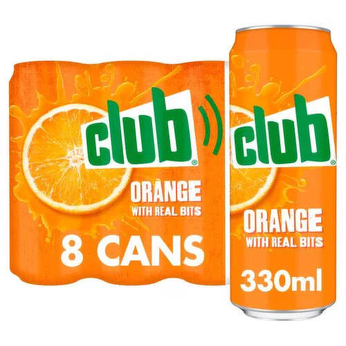 4 x Club Orange Can 8 X 330Ml - Image 3