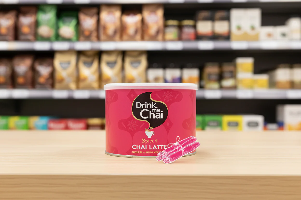 4 x Drink Me Chai Latte Spiced 1Kg - Image 3