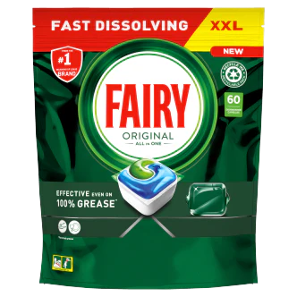 4 x Fairy Original Dishwash Tablet - 60 Pack - Image 3