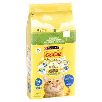 4 x Go Cat Tuna & Herring - 2KG - Image 3