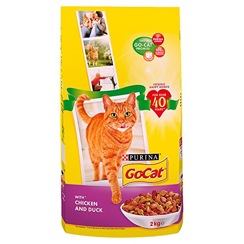 4 x Go-Cat With A Tasty Duck And Chicken Mix 1+ Years Adult 2Kg - Image 3