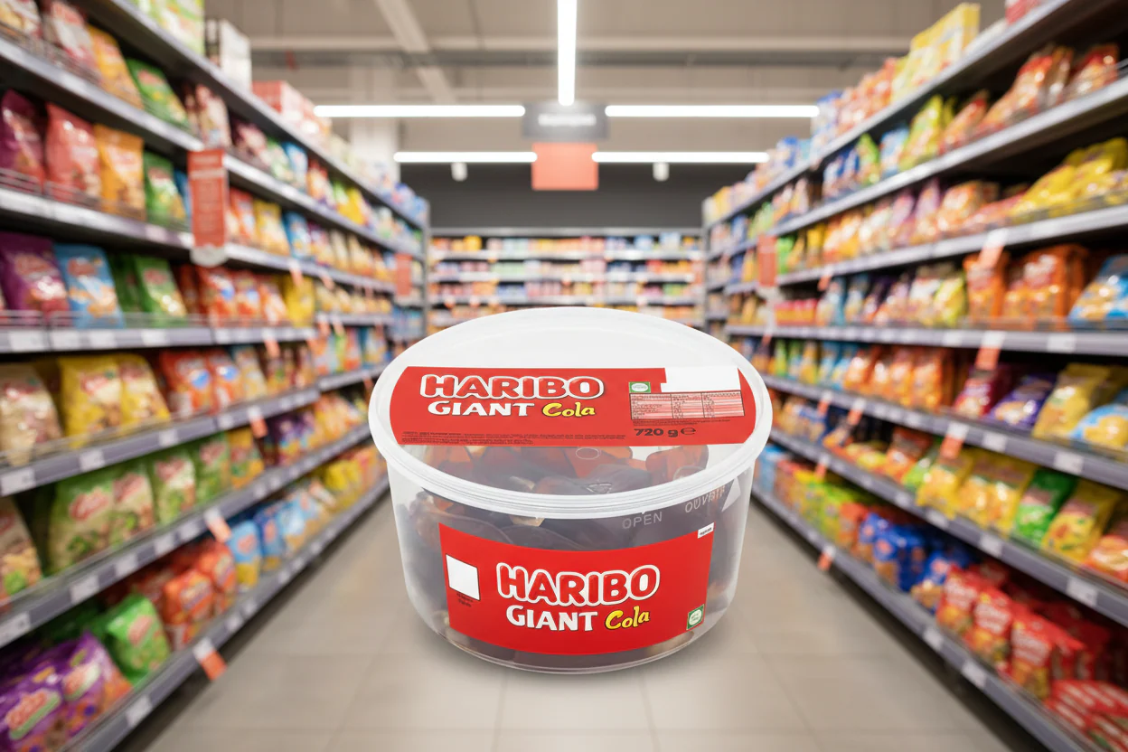 4 x Haribo Giant Happy Cola 40Qty - Image 2