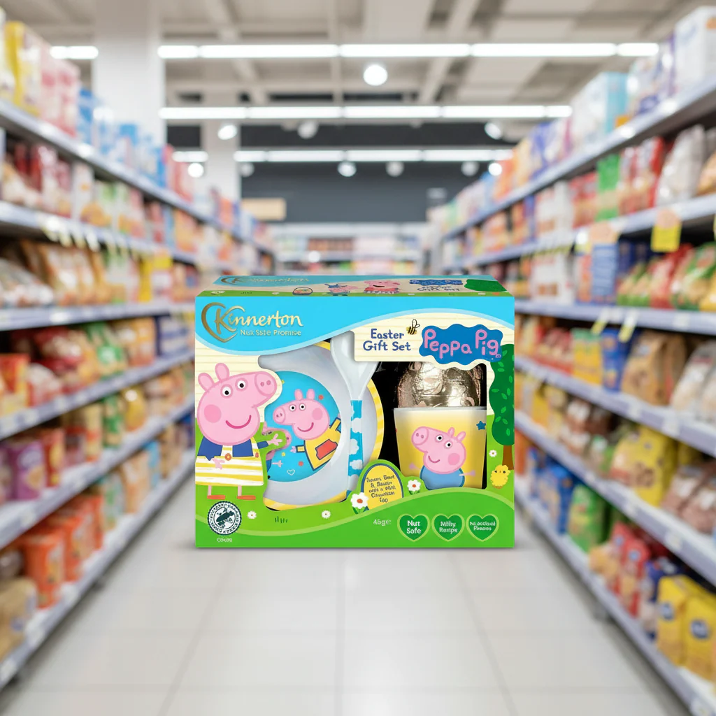 4 x Kinnerton Peppa Pig Meal Set Easter Egg Gift Set - 50GM - Image 2