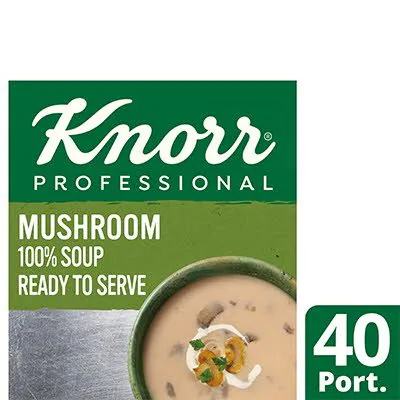 4 x Knorr 100% Soup Cream Of Mushroom 2.5L - Image 3